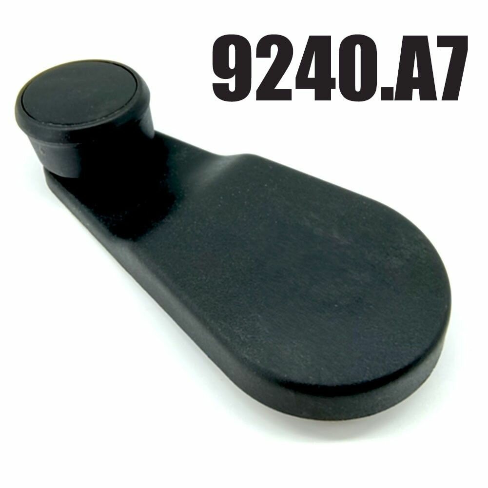 Ручка стеклоподъемника Fiat Ducato Boxer Relay 9240. A7 черная ABS+PC для двери автомобиля 1994-2012 OEM, для дверей