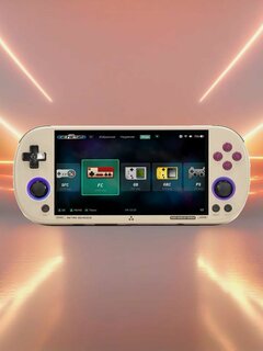 Изображение товара Портативная игровая приставка Retro Genesis Port 5000 (винтажный белый, 26 эмуляторов, 10500+игр, 5" экран IPS, SD-карта, сохранения)