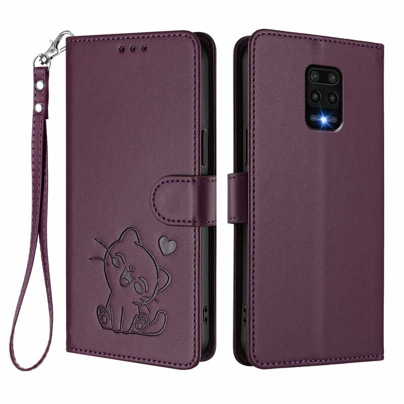 Чехол книжка для Сяоми Редми Ноут 9 Про и Ноут 10 Лайт ( Xiaomi Redmi Note 9 Pro и 9S и 9 Pro Max и Note 10 Lite и Xiaomi Poco M2 Pro ) кожаный с магнитной застежкой, с функцией подставки
