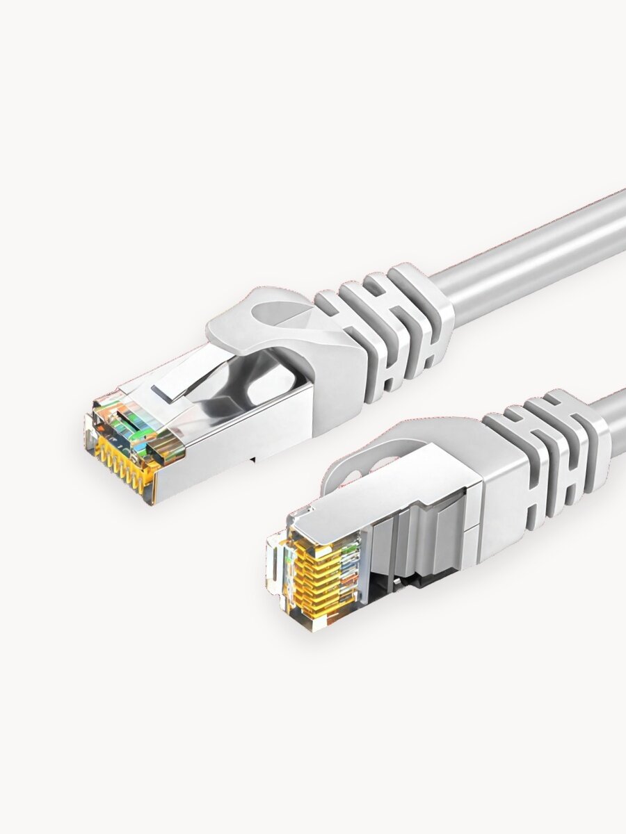 Патч корд 1 м кат 6, интернет кабель RJ45 Cat.6 UTP, сетевой Ethernet Lan для соединения интернета роутера, витая пара
