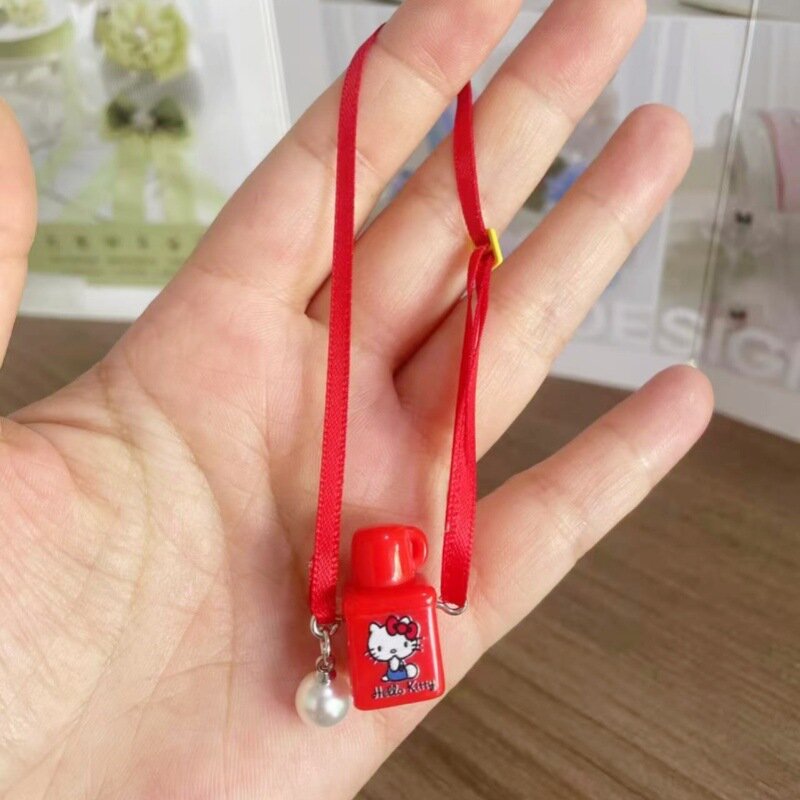 3D миниатюрный термос для кукольного домика с ленточным дизайном, красный цвет, идеально подходит для аксессуаров и