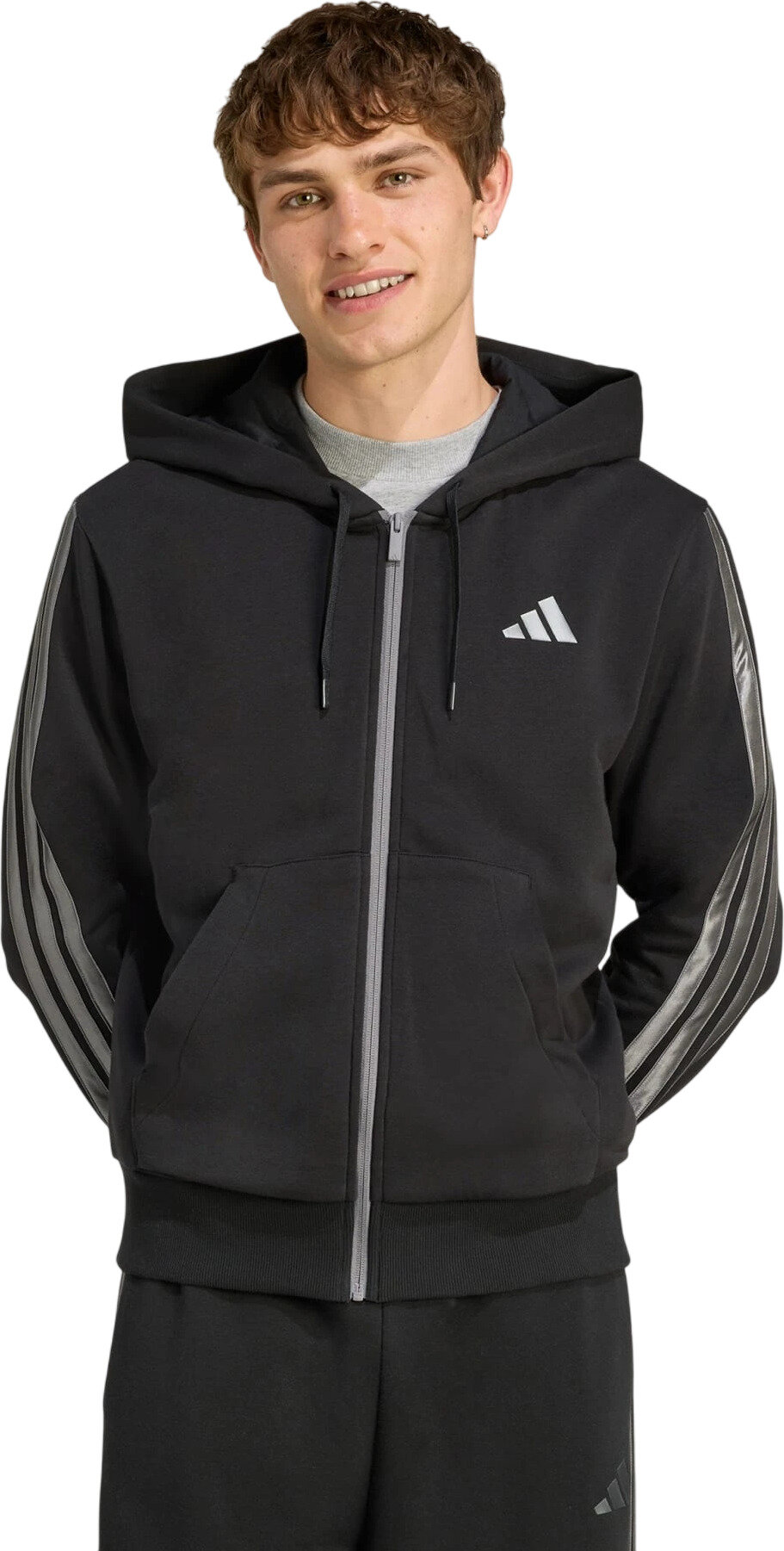 Толстовка спортивная Holiday 3-Stripes Full-Zip Hoodie