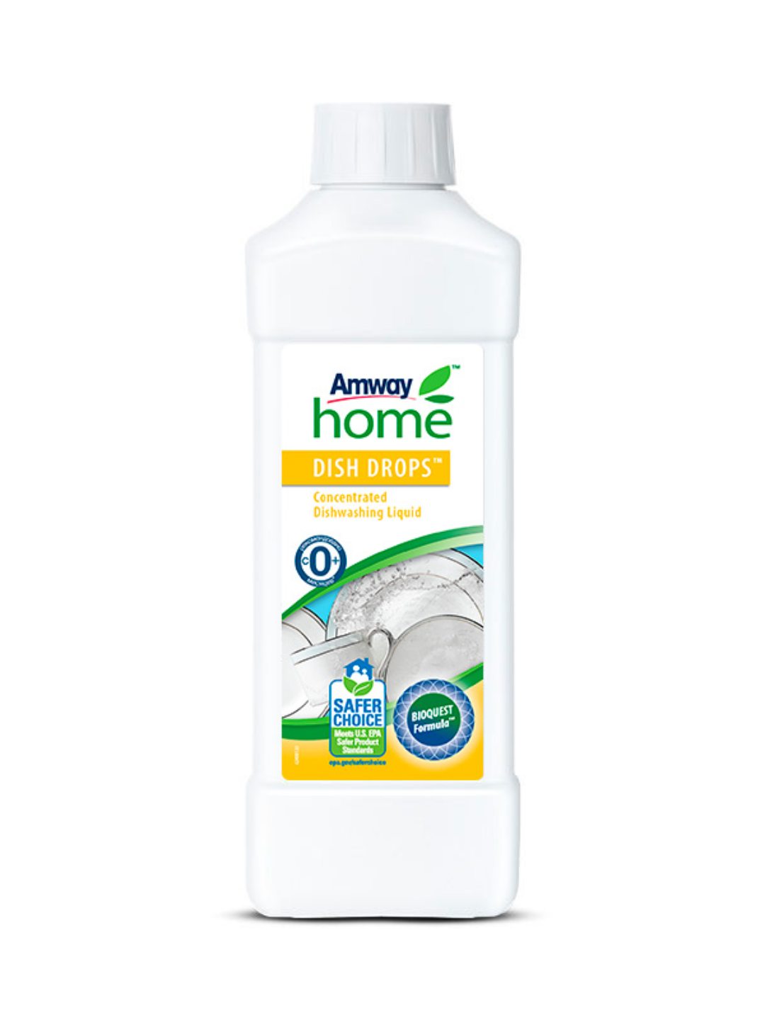 Amway Dish Drops 1L, концентрированное средство для мытья посуды, экологичный состав