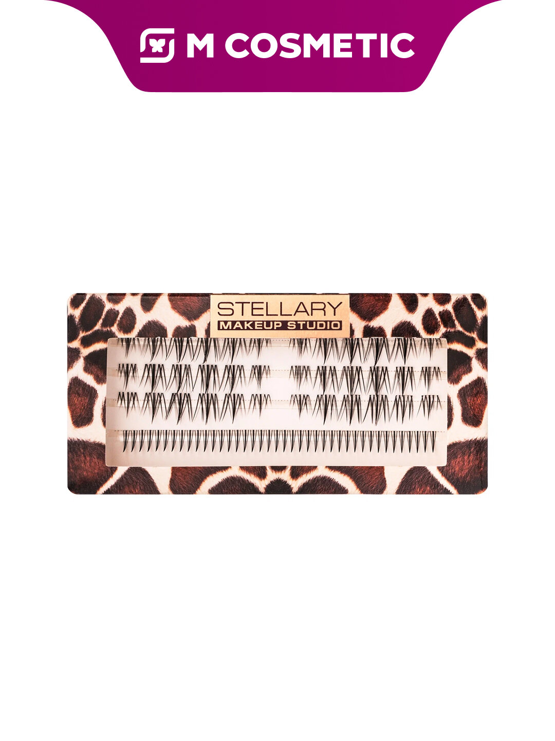 Набор накладных ресниц Stellary Skin Studio, пучковый эффект