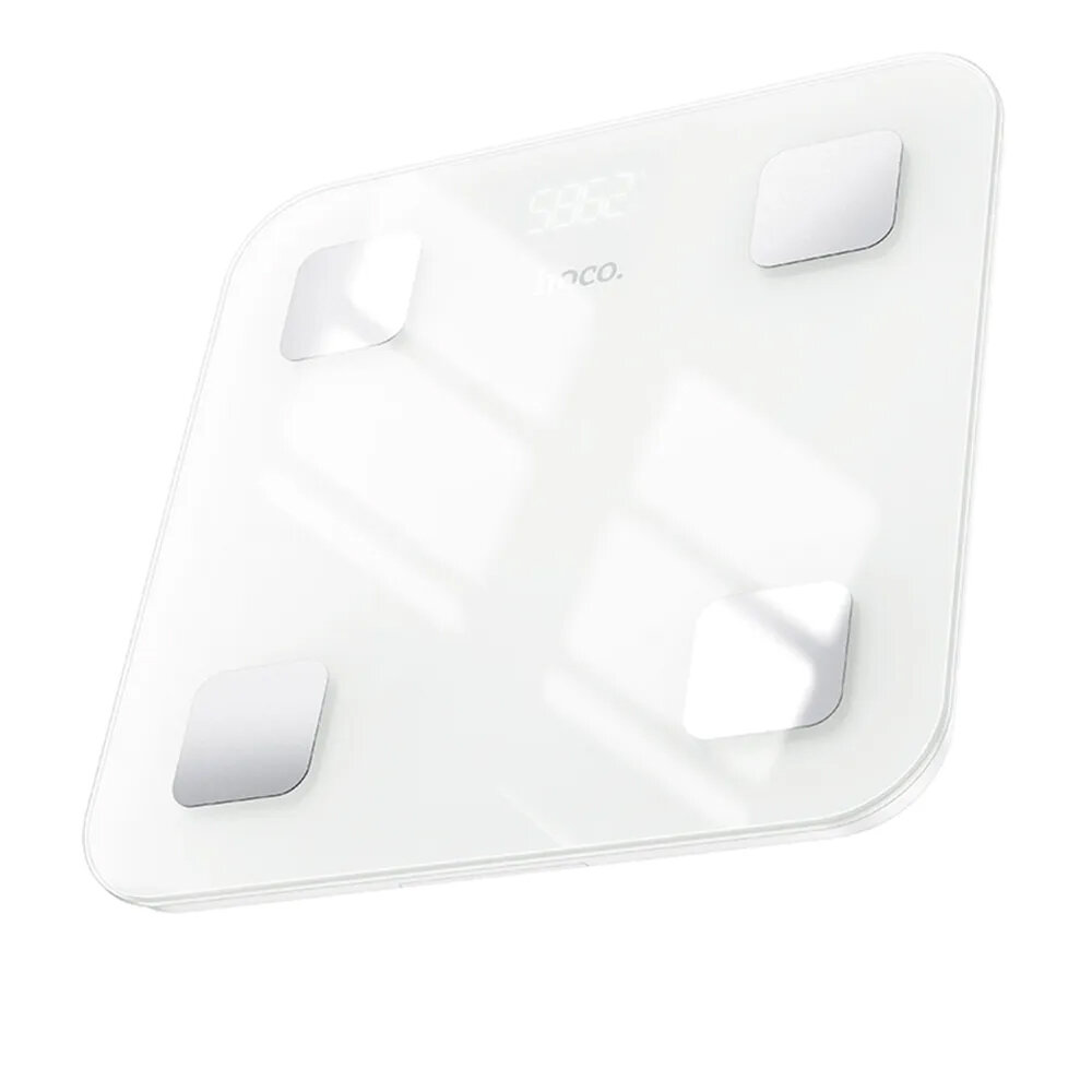 Умные весы Hoco HI21, LED-дисплей, Bluetooth, 0.1–180 кг, точность 0.05 кг, 24 режима