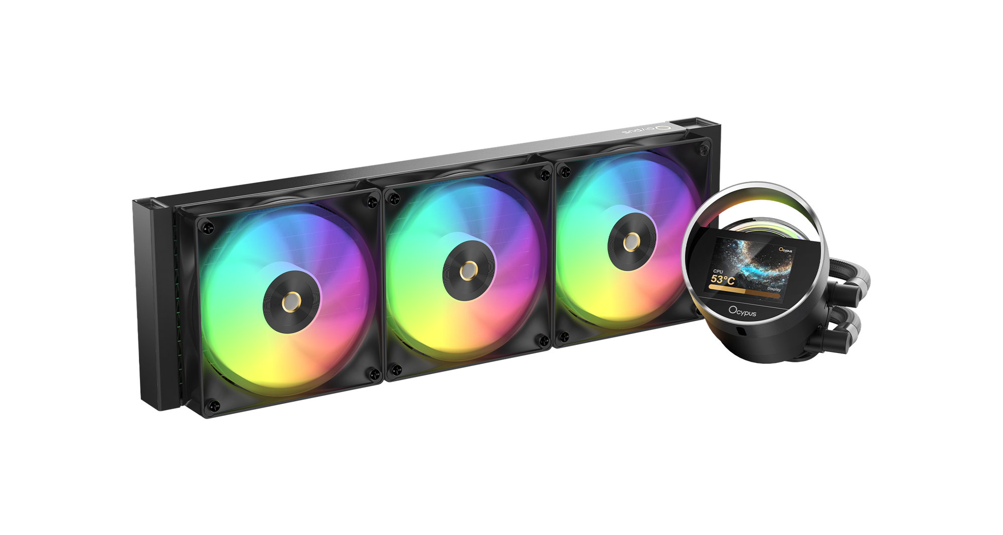 Система охлаждения Ocypus "Sigma", 360мм, ARGB, для компьютера черный