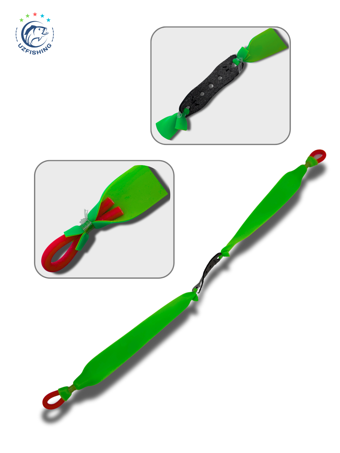 Сверхпрочная резинка для рогатки, сменный жгут с кожаной вставкой