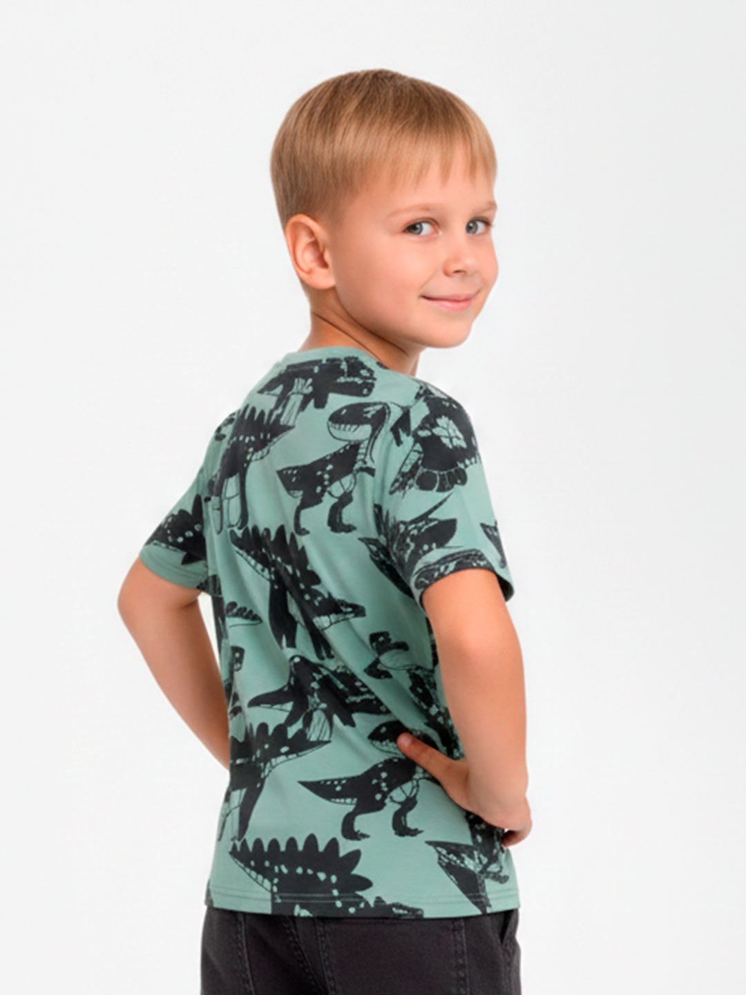 Футболка neo, размер 104, хаки — фото 1