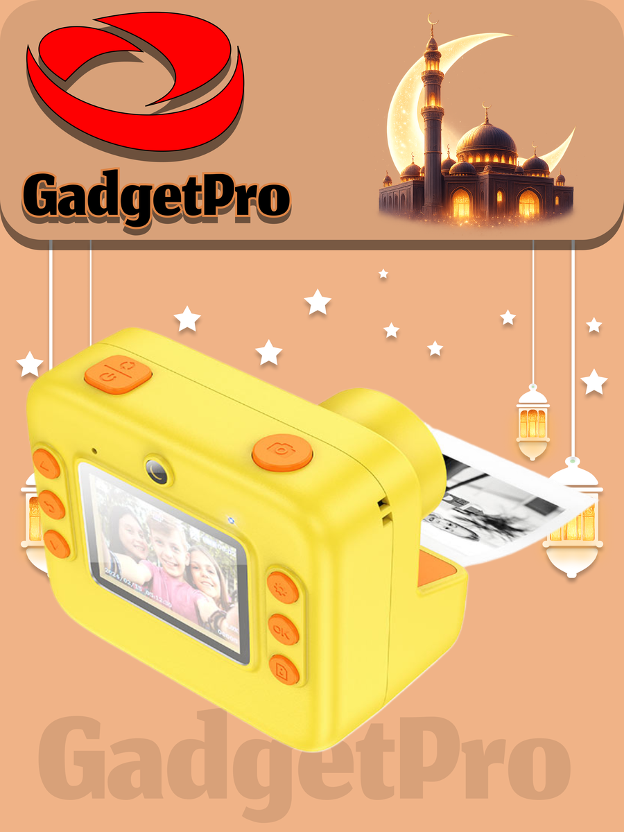 Детский фотоаппарат Hoco DV200 Dual: цифровая камера для детей, дисплей, розовый/голубой, USB