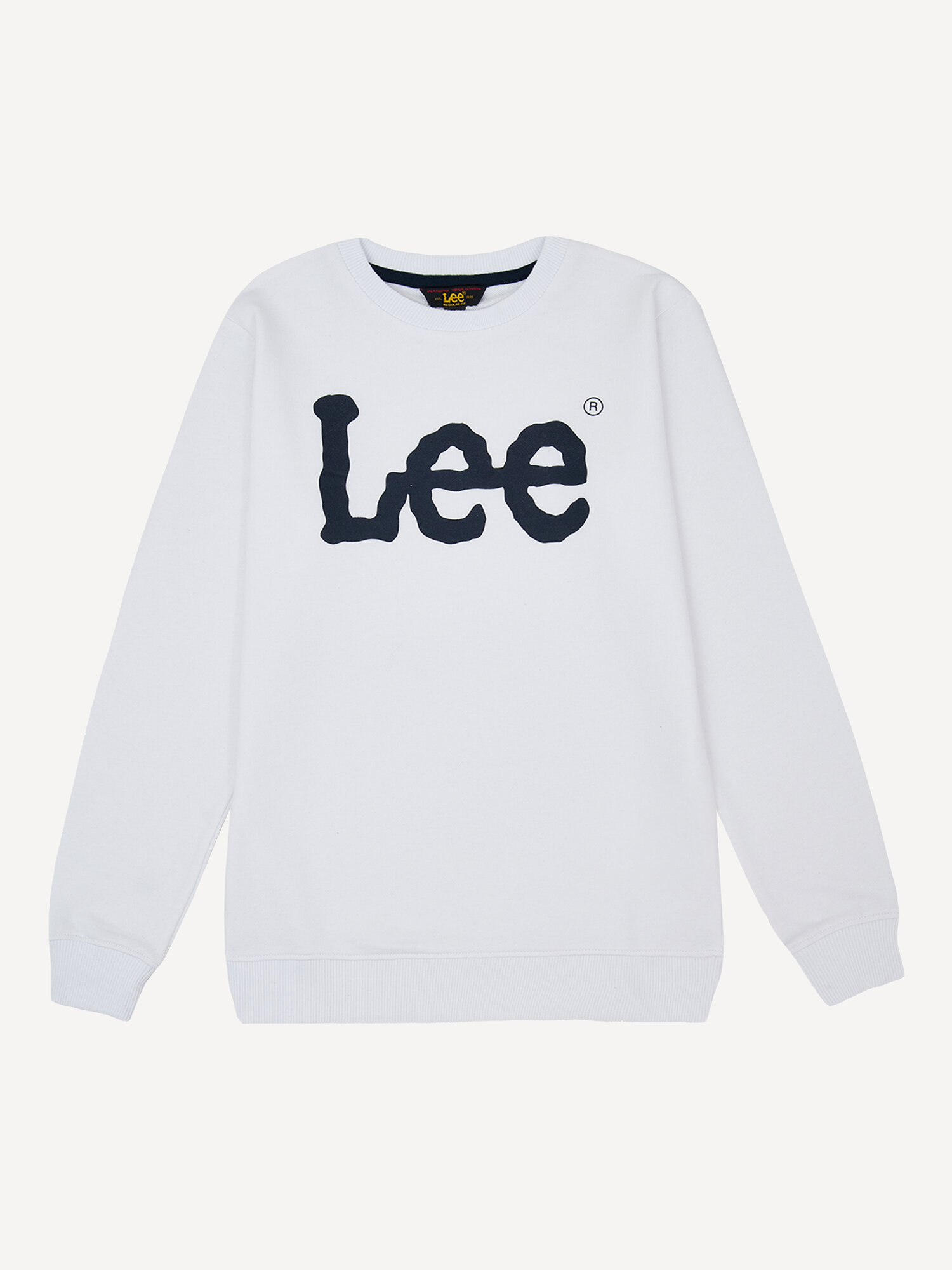 Свитшот Lee, размер 15-16 лет, белый,