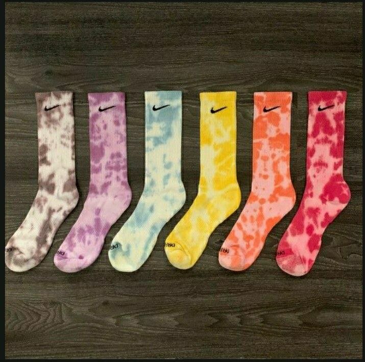 Носки NIKE Nike, комплект, 30 den, 3 пары, размер 40-45,  рис. 215, мультиколор — фото 1