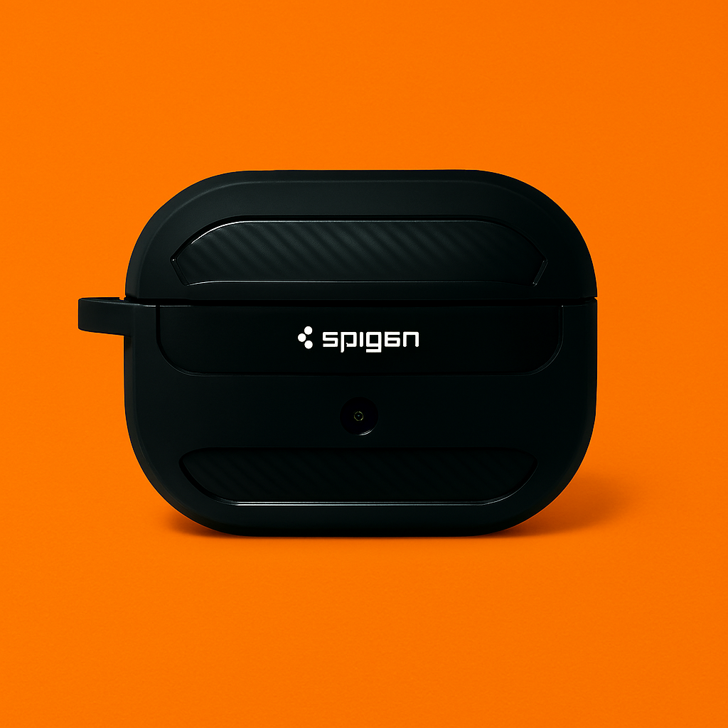 Чехол Spigen Rugged Armor для AirPods Pro с карабином — фото 1