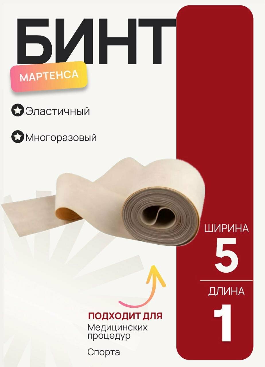 Лента резиновая (типа Мартенса) 1,0 м.