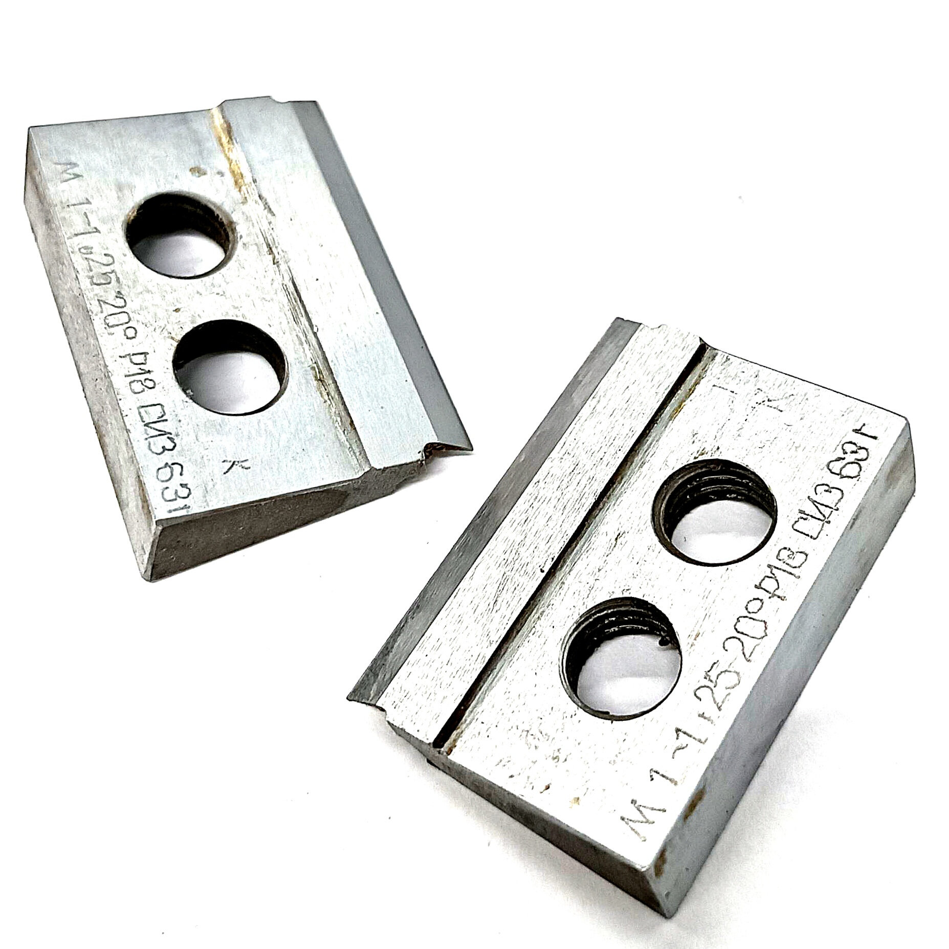 Резец зубострогальный Тип-1 М1-1,25 20° Р18 ГОСТ 5392 — 80 (к-т из 2 шт)