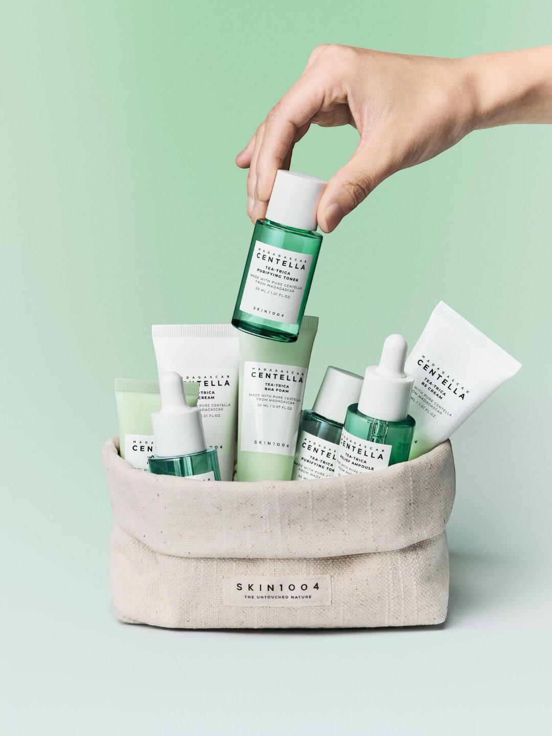 Дорожный набор для проблемной кожи SKIN1004 Madagascar Tea-Trica Kit