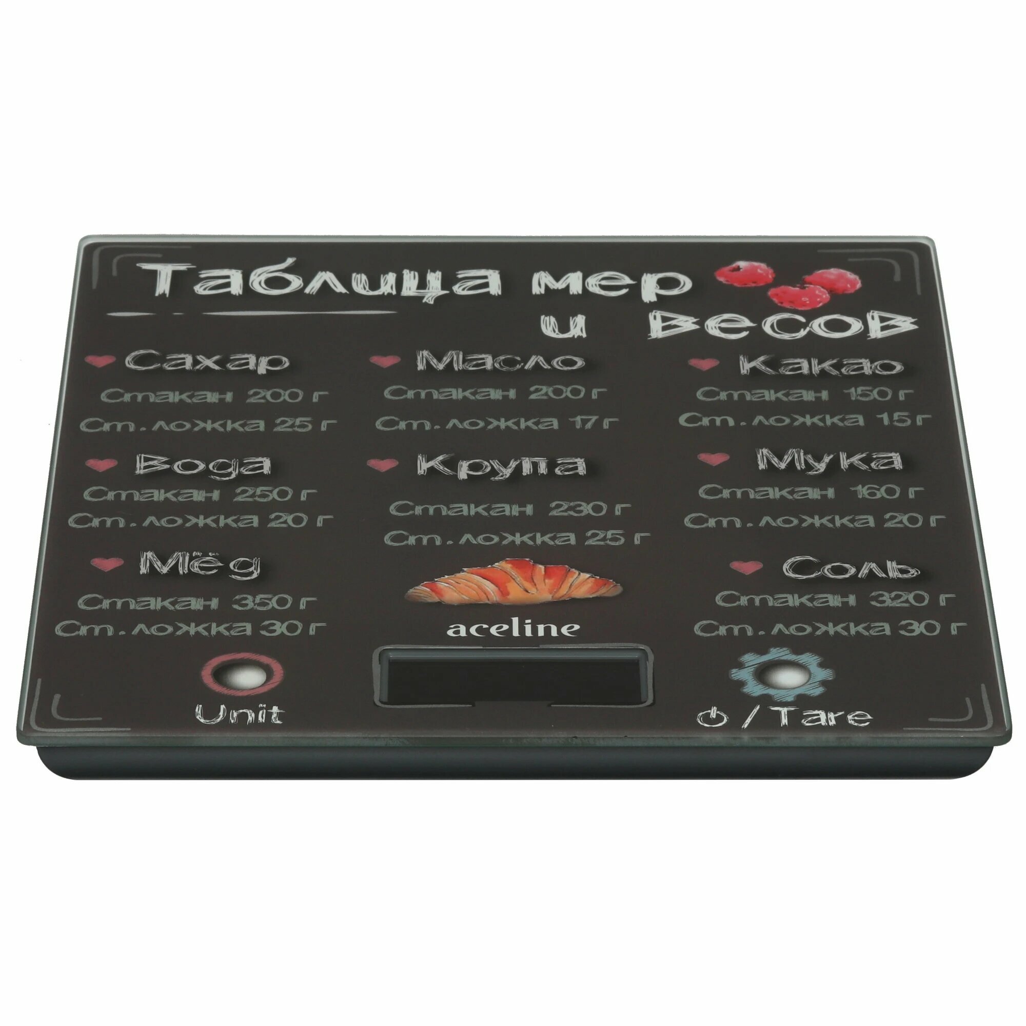 Кухонные весы Aceline "GM-20B", точность измерения 1 г, электронный принцип работы