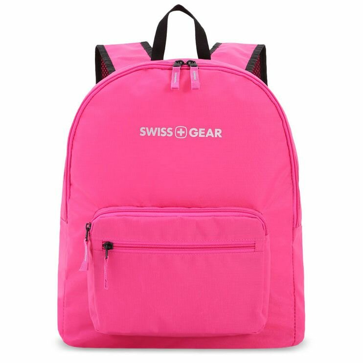 Рюкзак SWISSGEAR складной, розовый (21 л)