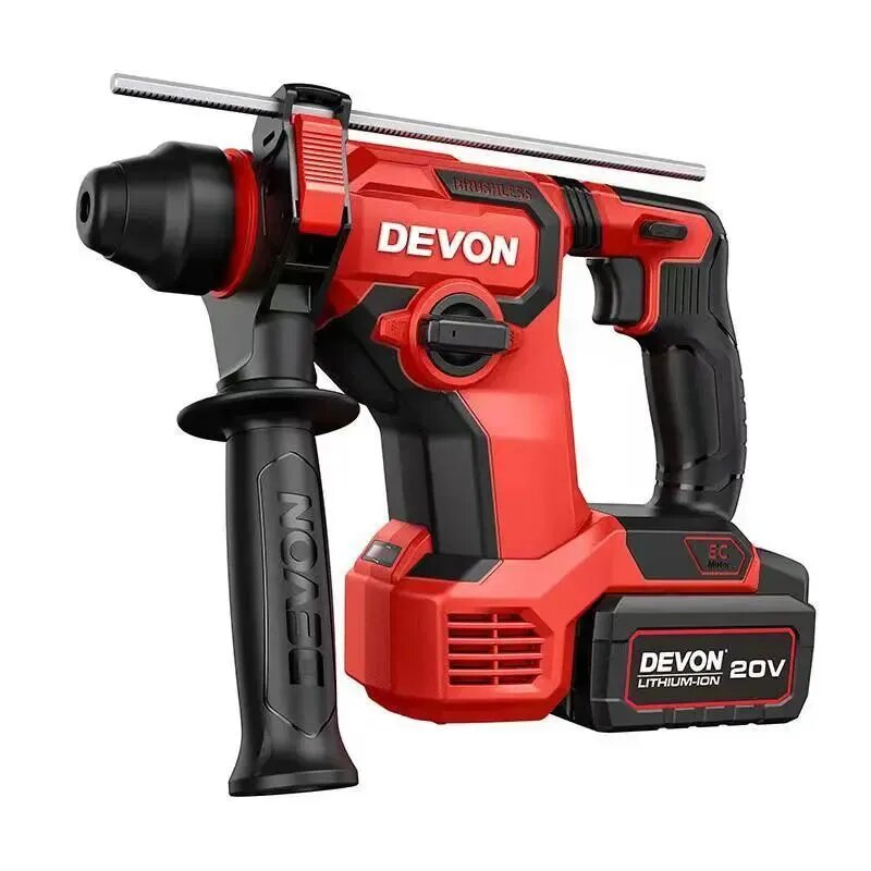 DEVON 5408 Безщеточный зарядный молоток беспроводное литиево - электрическое ударное сверло многофункциональное сверло