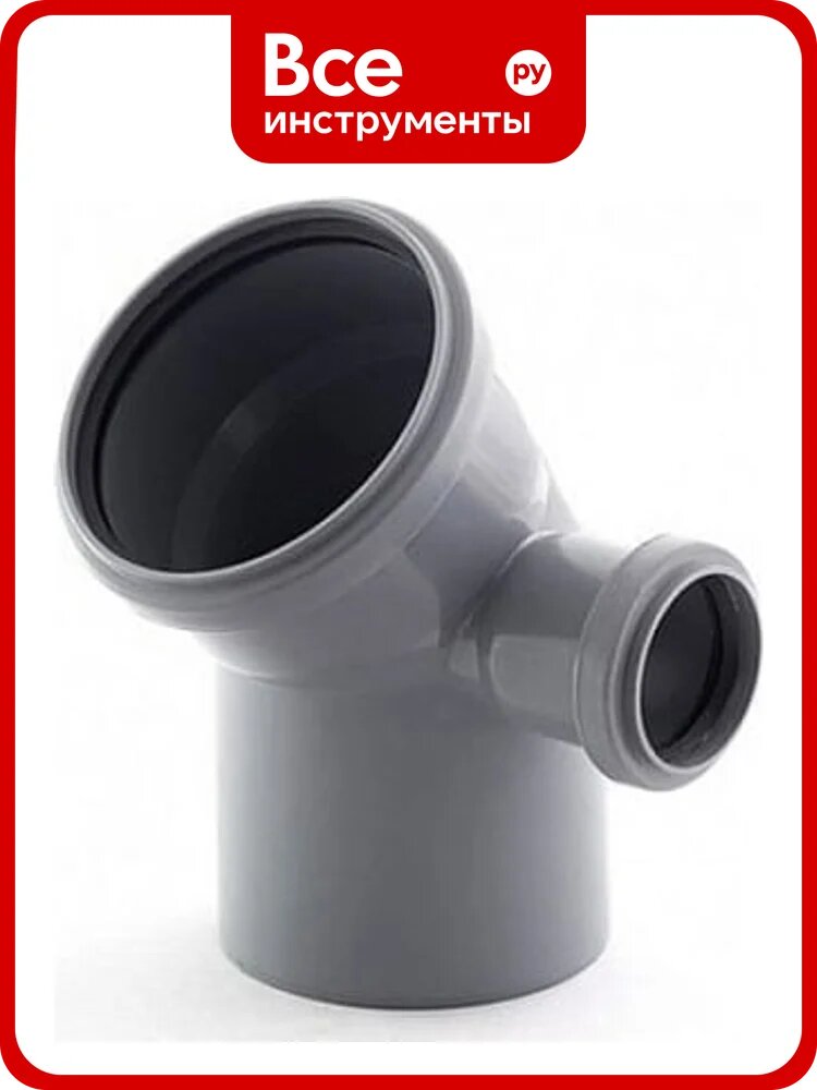 Отвод LAMMIN 110х45°, с правым патрубком 50 мм Lm35041050451