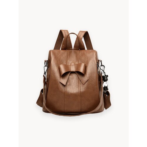 Рюкзак, противоугонный, женский, с бантом