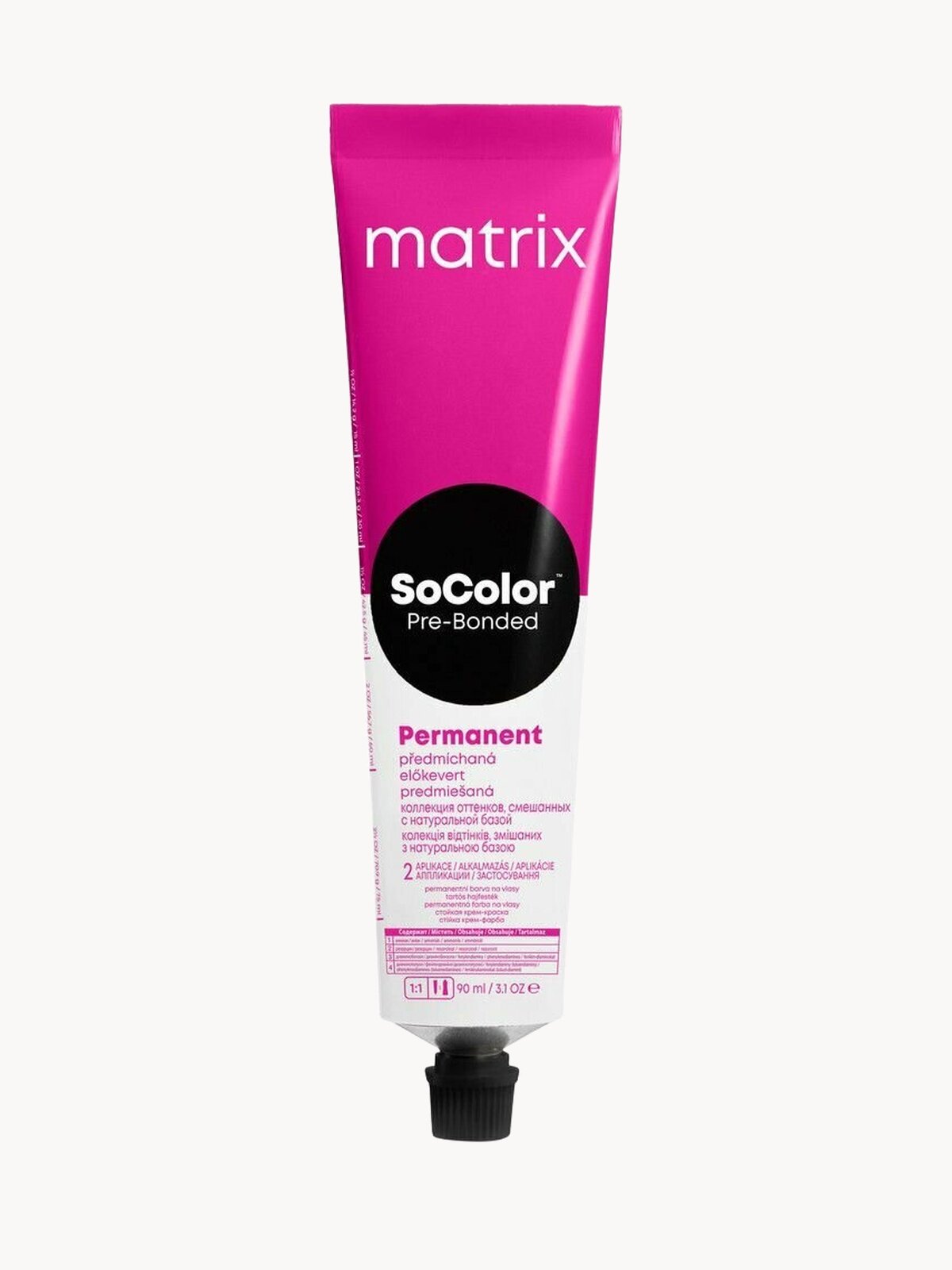 Matrix SoColor 10NW Крем-краска стойкая для волос очень-очень светлый блондин натуральный теплый,90 мл