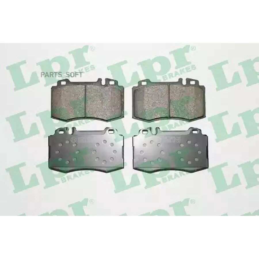 LPR 05P849 Колодки тормозные MERCEDES C209/W203/W211/W220/R171/R230 передние