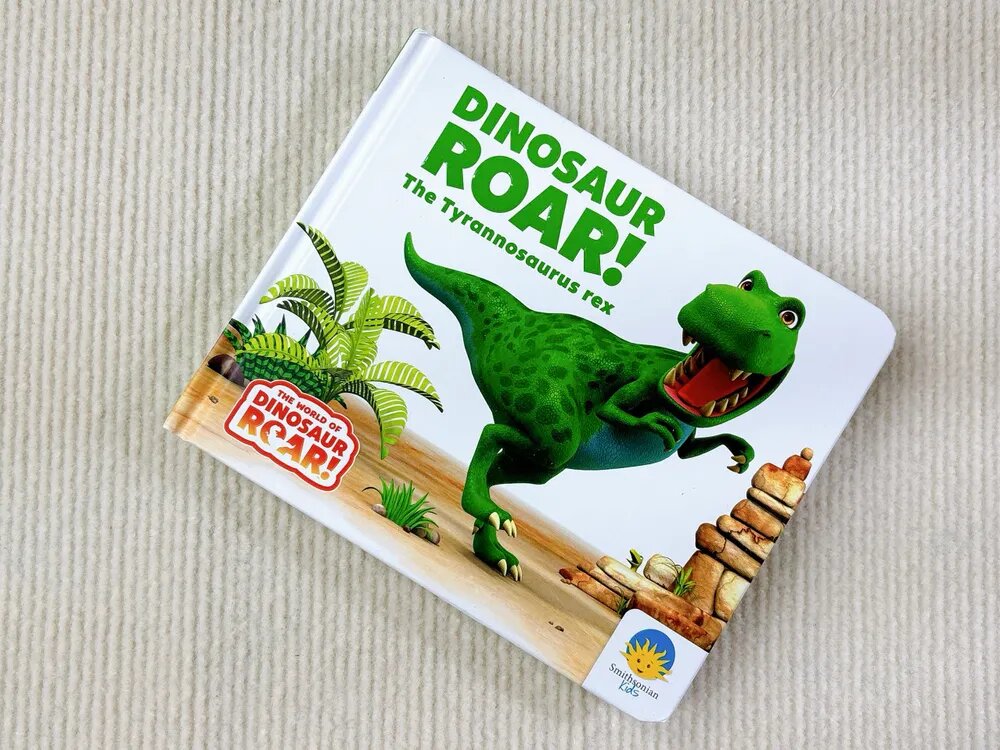 Детская книга на английском Dinosaur Roar! The Tyrannosaurus rex, твердый переплет, картон