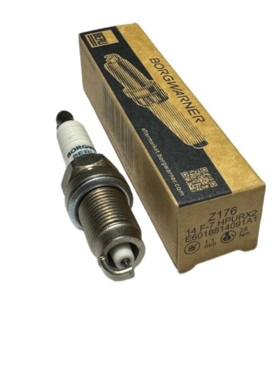 Свеча зажигания BERU Z176, 2 шт — фото 1