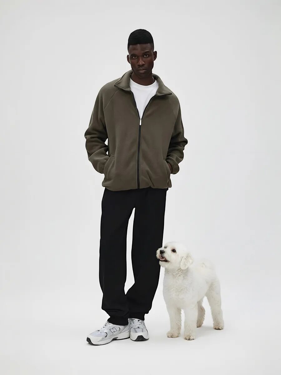 Толстовка fomust, размер 52, , зеленый,