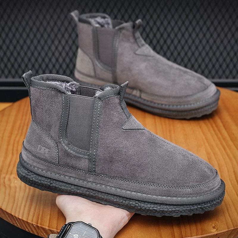 Угги зимние, полуклассические сапоги, теплые с мехом