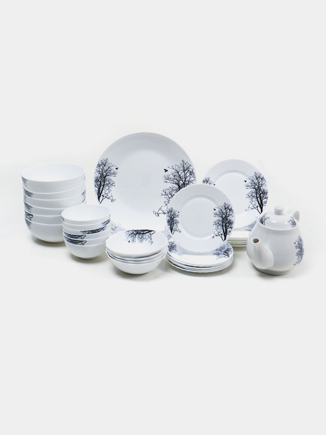 Набор посуды TORIX ELLA, из стеклокерамики на 6 персон, 32 предмета — фото 1