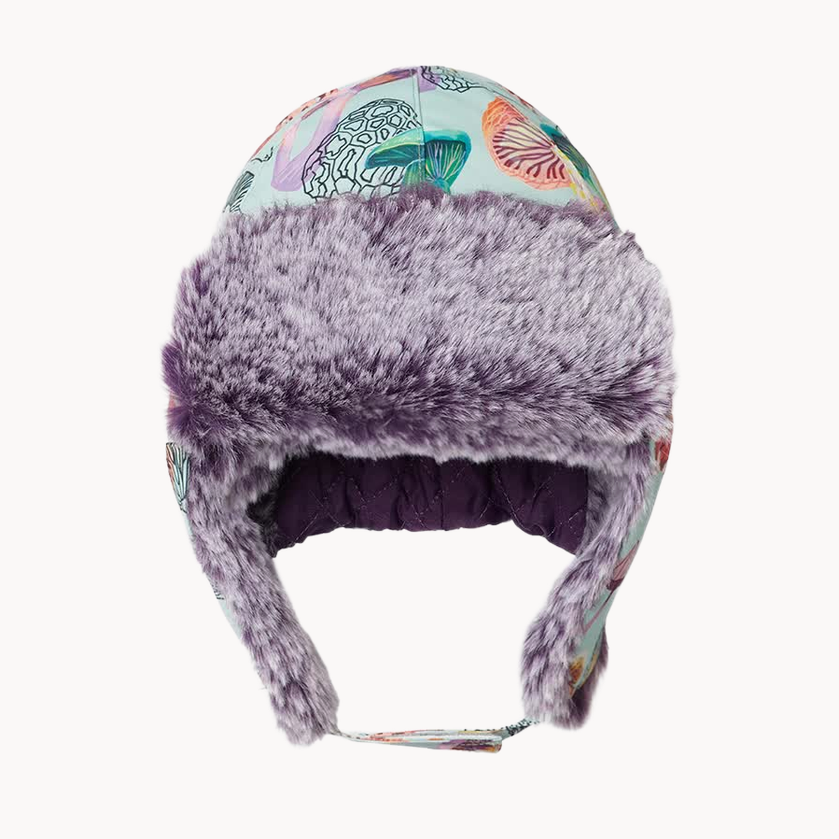 Шапка-ушанка Lassie Kuva для детей, размер 50, зеленый, — фото 1