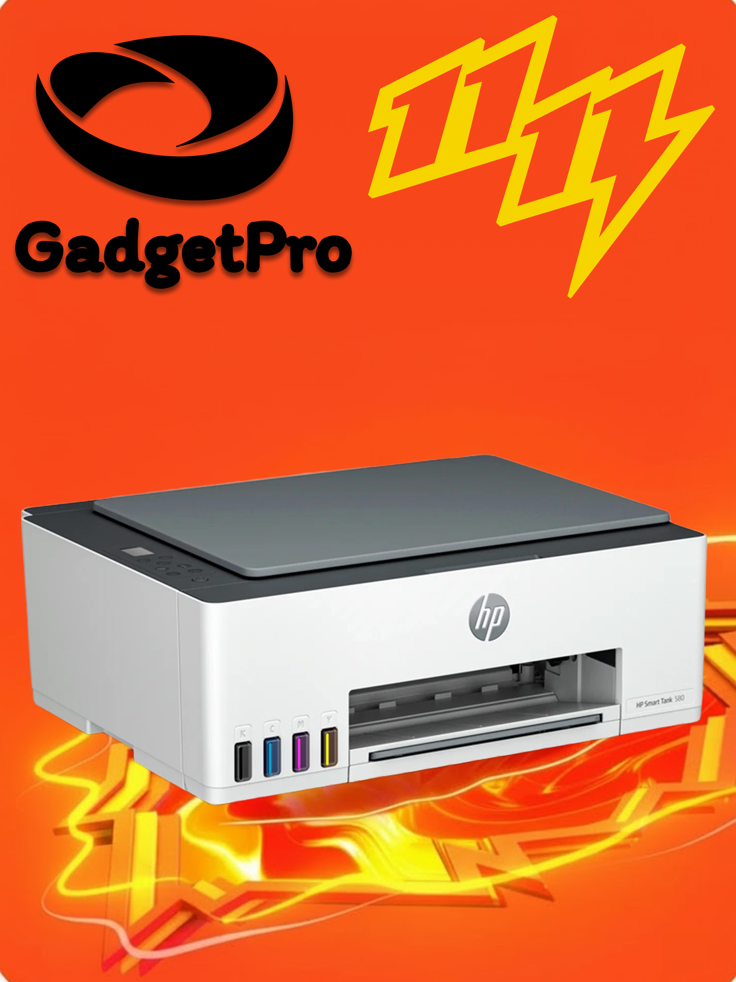 МФУ HP Smart Tank 580 (A4, 16 стр/мин, струйная печать, LCD, USB, Wi-Fi)