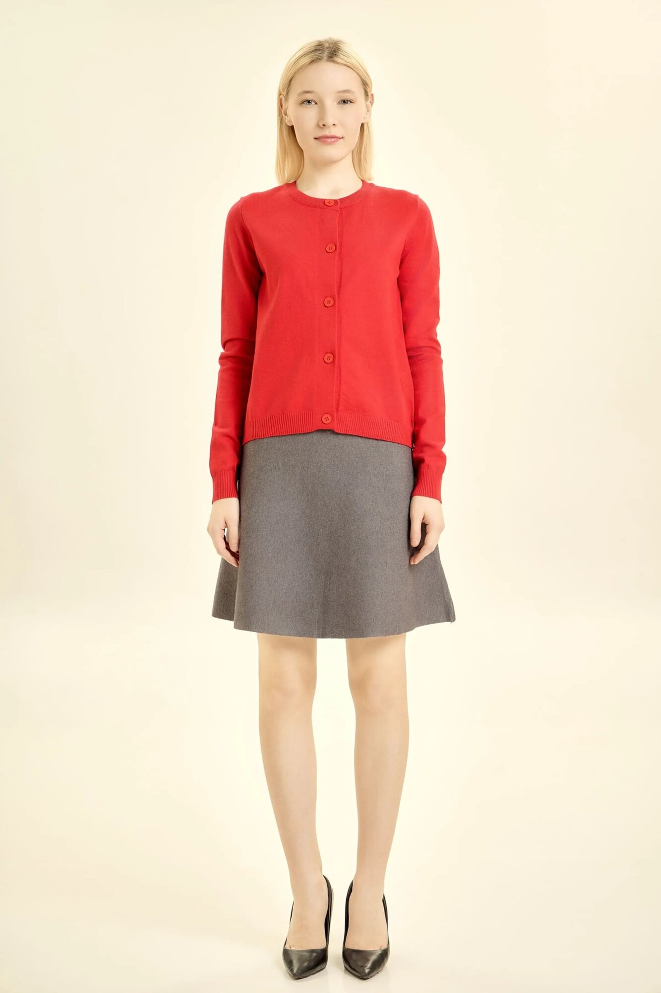 Кардиган Selfie, размер S, красный — фото 1