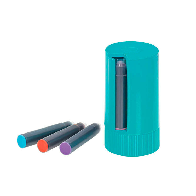 Диспенсер с 8 картриджами для перьевых ручек KAWECO Twist & Test 8 цветов (11000088)