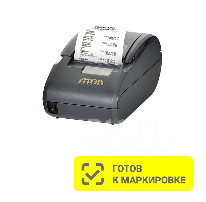 ККТ АТОЛ 30Ф. Темно-серый. Без ФН/Без ЕНВД. USB (5.0) арт. 50324