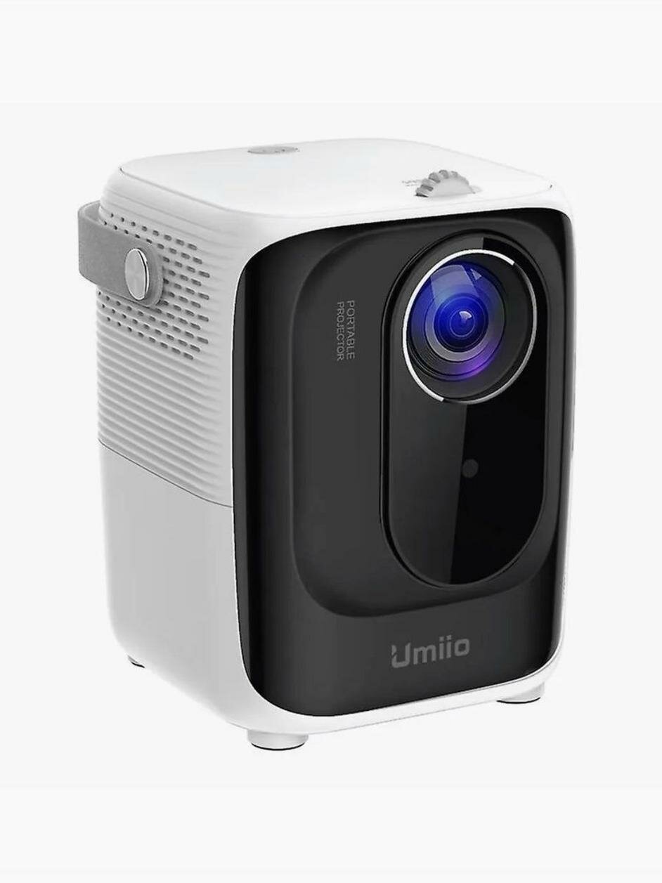 Портативный проектор, белый, чёрный, беспроводной, компактный, 500 г