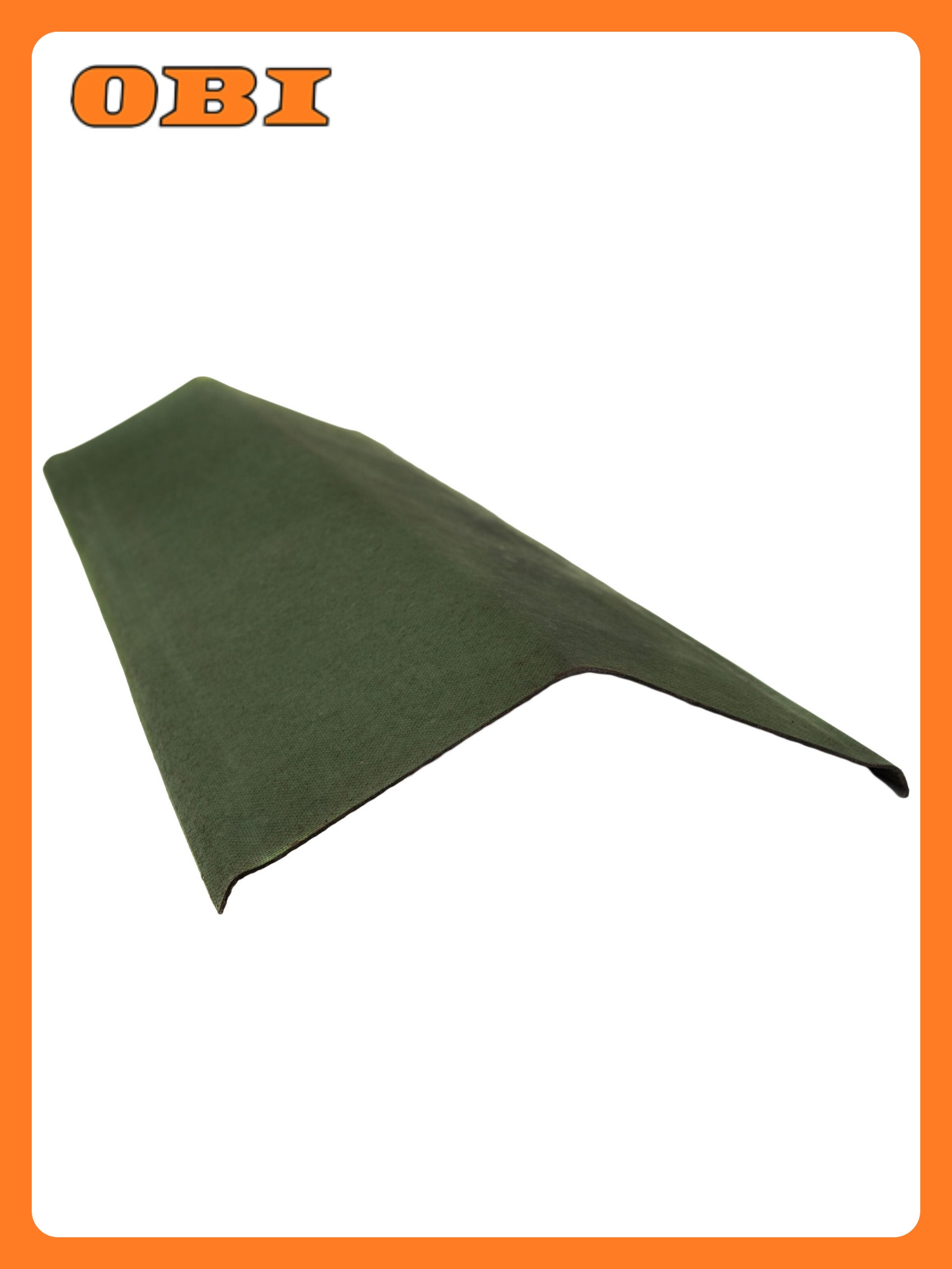 Щипец Ондулин зеленый 100х21 см