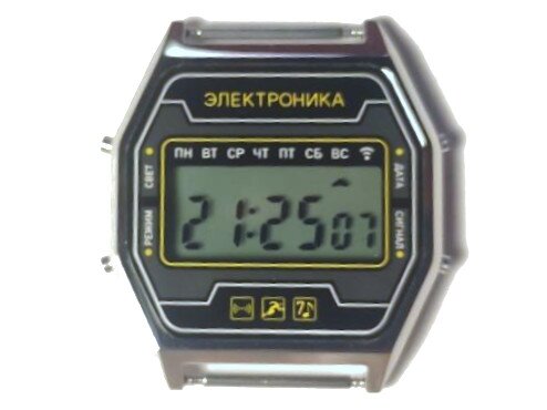 Наручные часы Электроника нержавеющая сталь