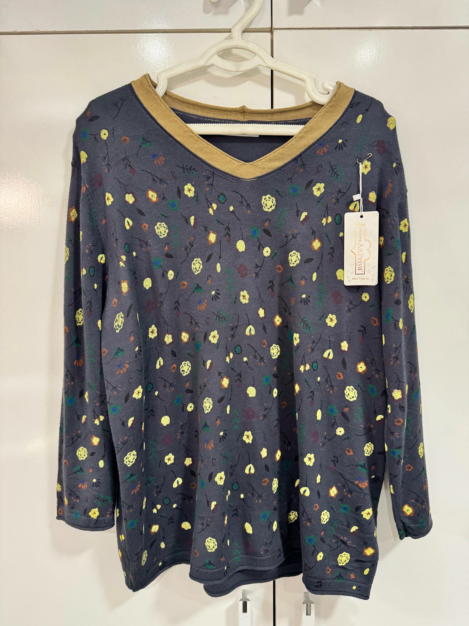 Джемпер для кормящих мам  54