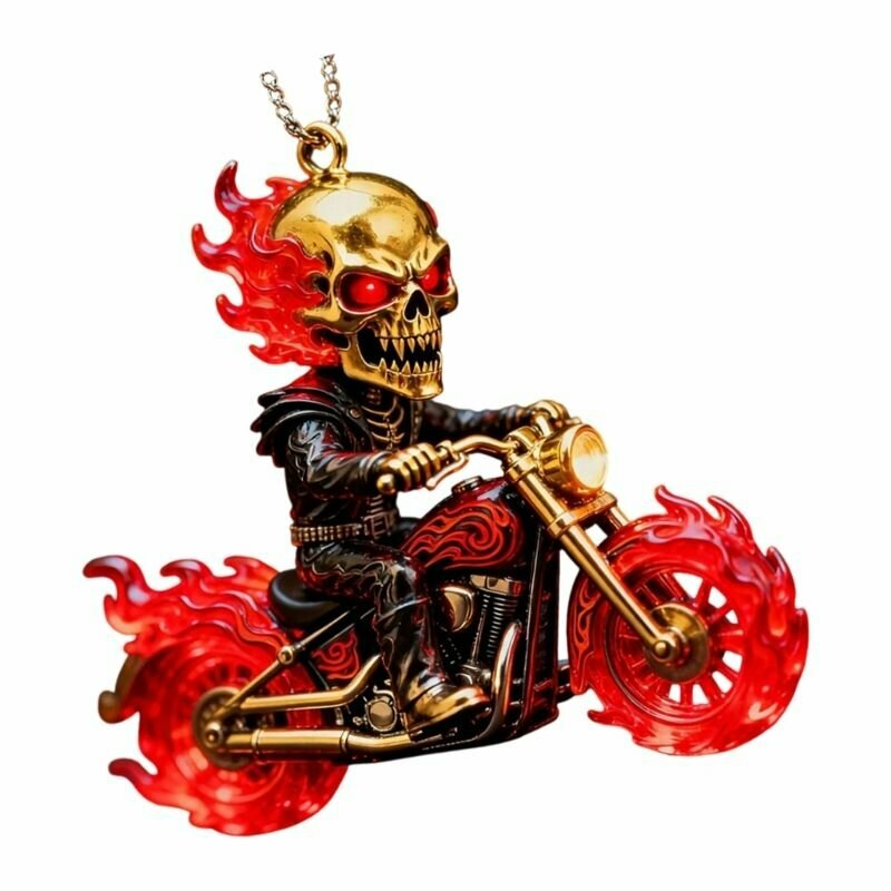 Акриловая Подвеска для автомобиля-Кроваво-Огненно-Красный