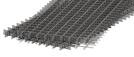 Сетка под стяжку 60х60х2.5мм металлическая сварная в картах 0.5х2м