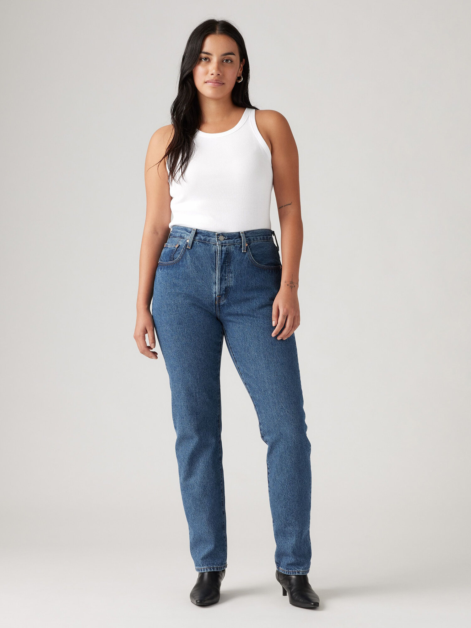 Джинсы классические Levi's 501® JEANS FOR WOMEN, размер 30/32 JEAN, синий — фото 1