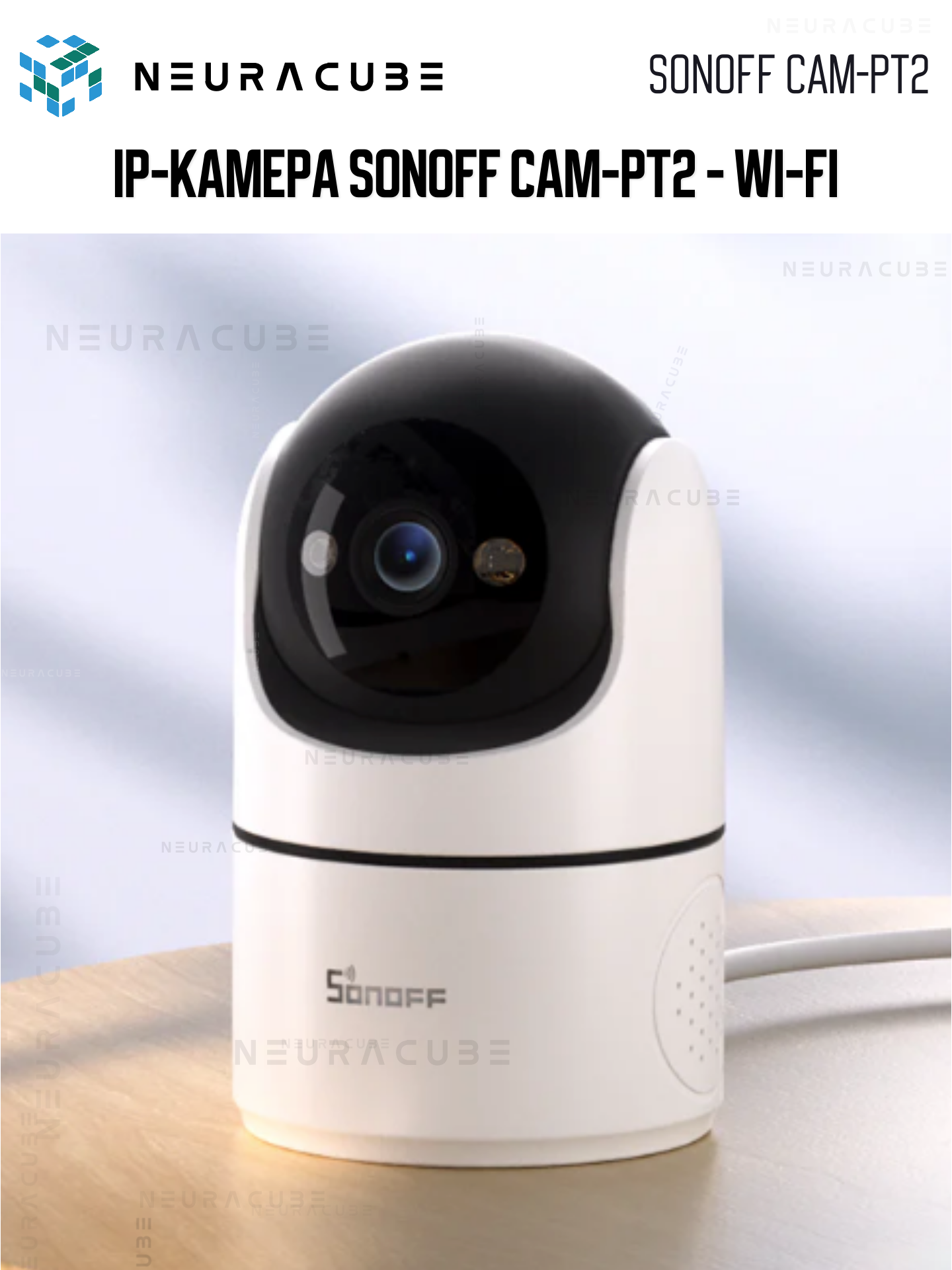 IP-Камера Sonoff CAM-PT2 - Wi-Fi — фото 1