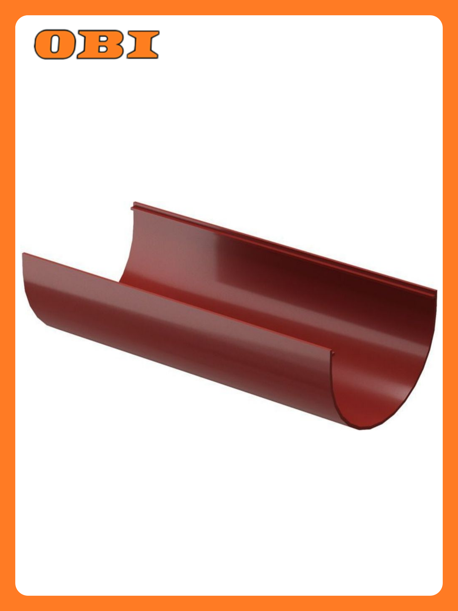 Желоб водосточный DOCKE 3м rрасный