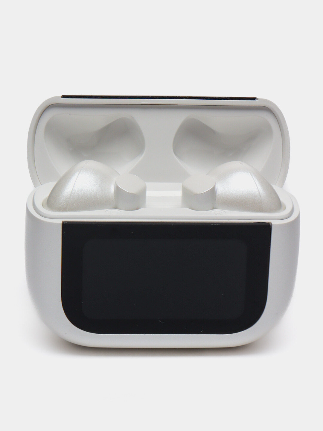 Беспроводные наушники YX29 с интеллектуальным чехлом, функцией шумоподавления ENC, белые.