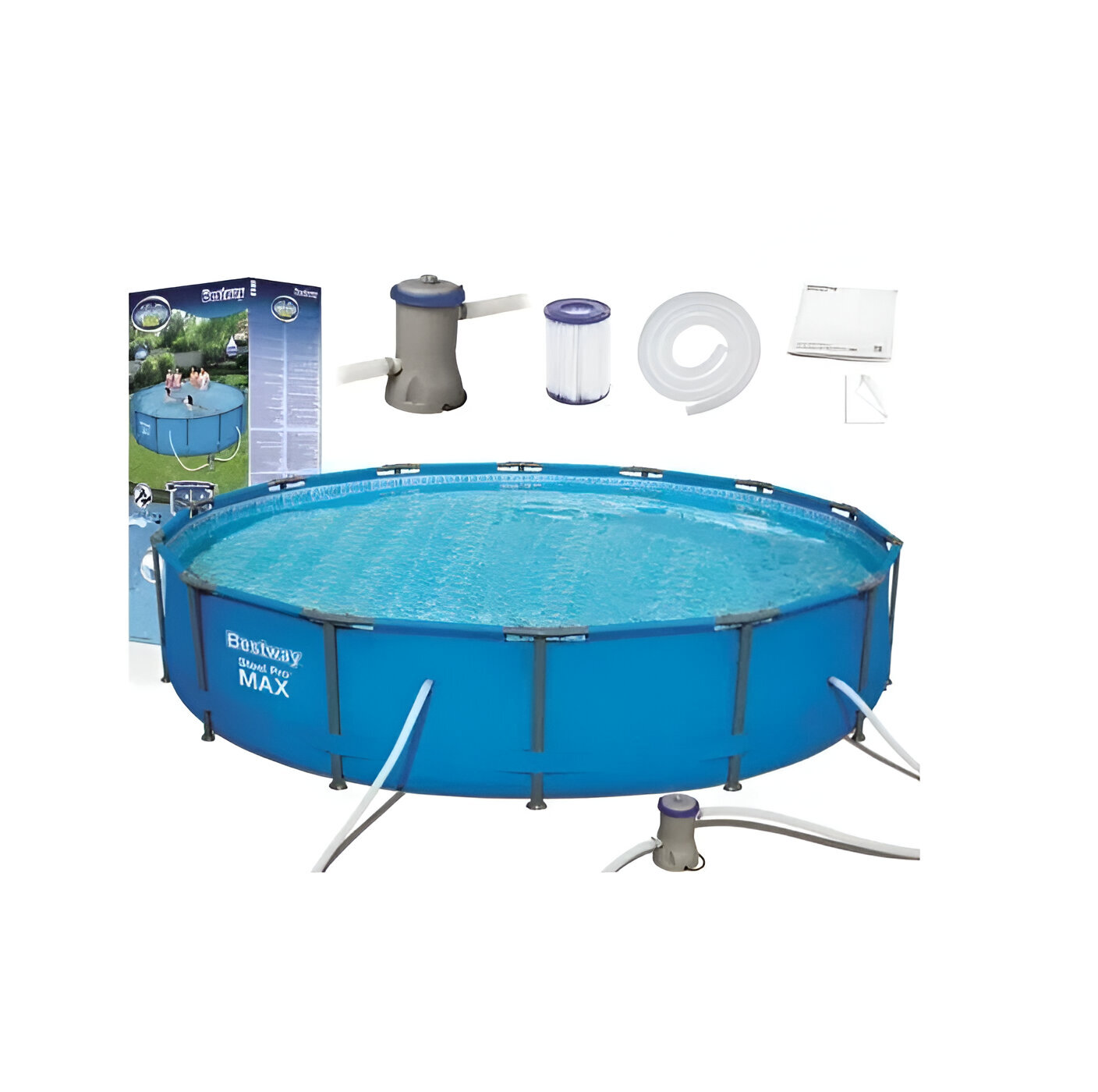 Бассейн каркасный круглый 305х100 (фильтр-насос) Bestway 56984