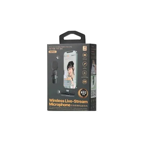 Беспроводной микрофон Remax K02, для iPhone, с Lightning-разъёмом — фото 1