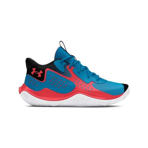 фото Кроссовки under armour jet '23, полнота f, размер 8/9,5 us, синий, красный