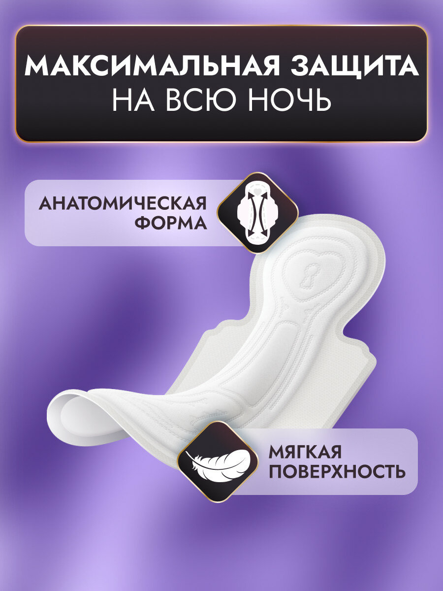Прокладки Libretta ночные удлиненные Макси Ночная защита, 7 шт. — фото 1